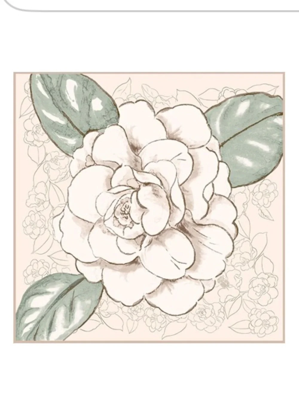 Carolina Lemke Camellia Sunlit Petal Silk Scarf With Hand Rolled Edges
